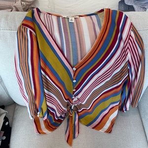 Size L Miami 3/4 Sleeve Top